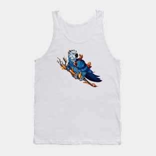 Spix Macaw & Citrine Tank Top